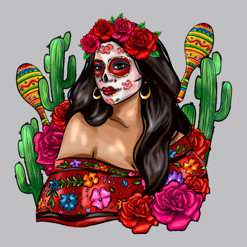 Mexico Girl Long Sleeve Tee by Zillion Design Studio | Teevron