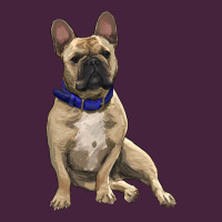 French Bulldog With Royal Blue Long Sleeve Tee | Teevron