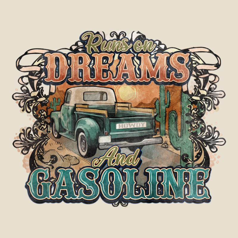 Runs On Dreams And Gasoline Truck Western Urban Hoodie by NancyCooperArtShop | Teevron