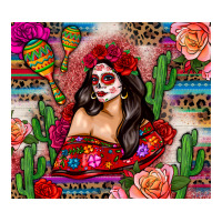 mexico girl serape | Teevron