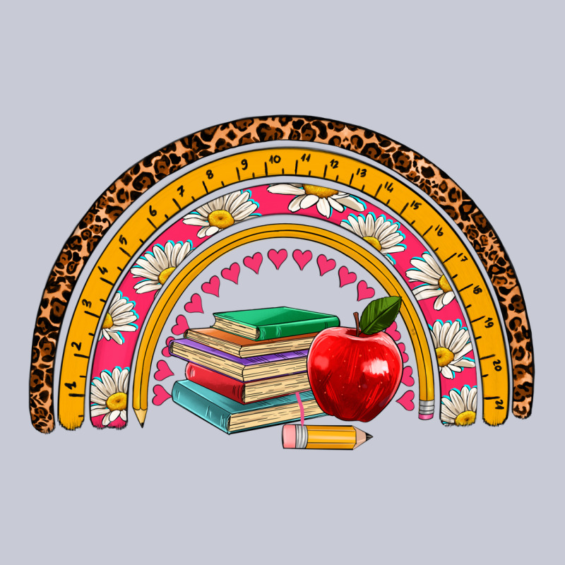 Back To School Rainbow Heavyweight Hoodie by AdoDesignShop | Teevron