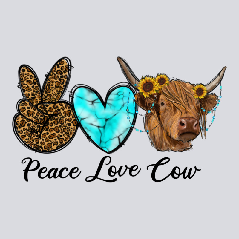 Peace Love Cow Zipper Hoodie by RanaPortraitStore | Teevron