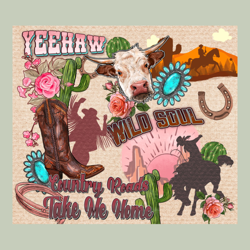 Yeehaw Western Long Sleeve Tee by Zillion Design Studio | Teevron