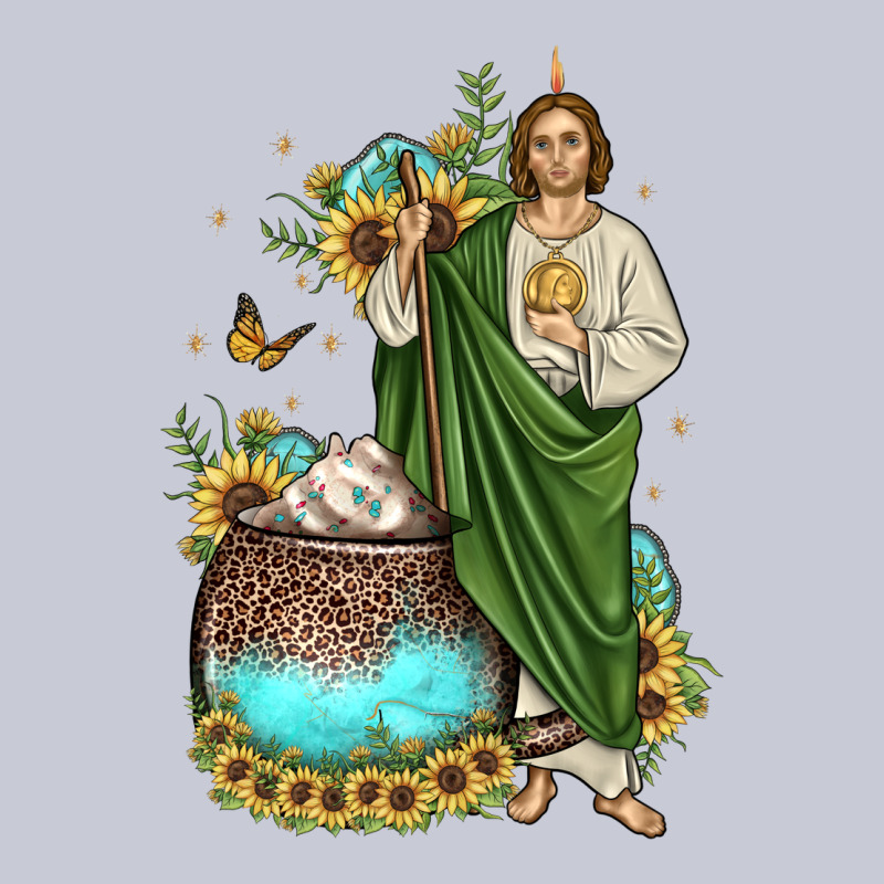San Judas Coffee Cup Sunflower Heavyweight Hoodie by JahusDesignShop | Teevron