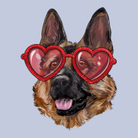 German Shepherd With Love Glasses Long Sleeve Tee | Teevron