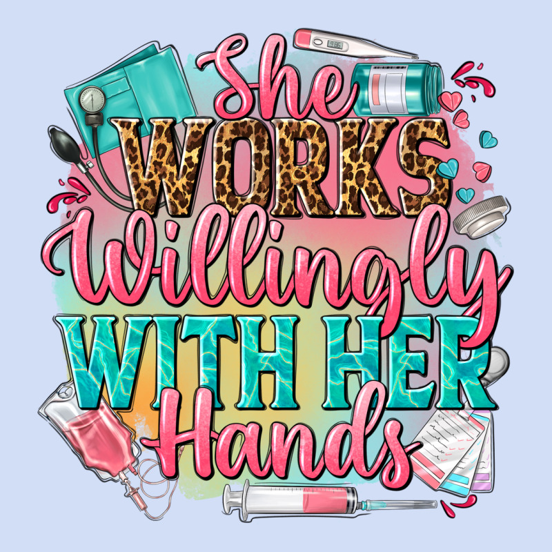 She Works Willingly With Her Hands Urban Hoodie by NancyCooperArtShop | Teevron