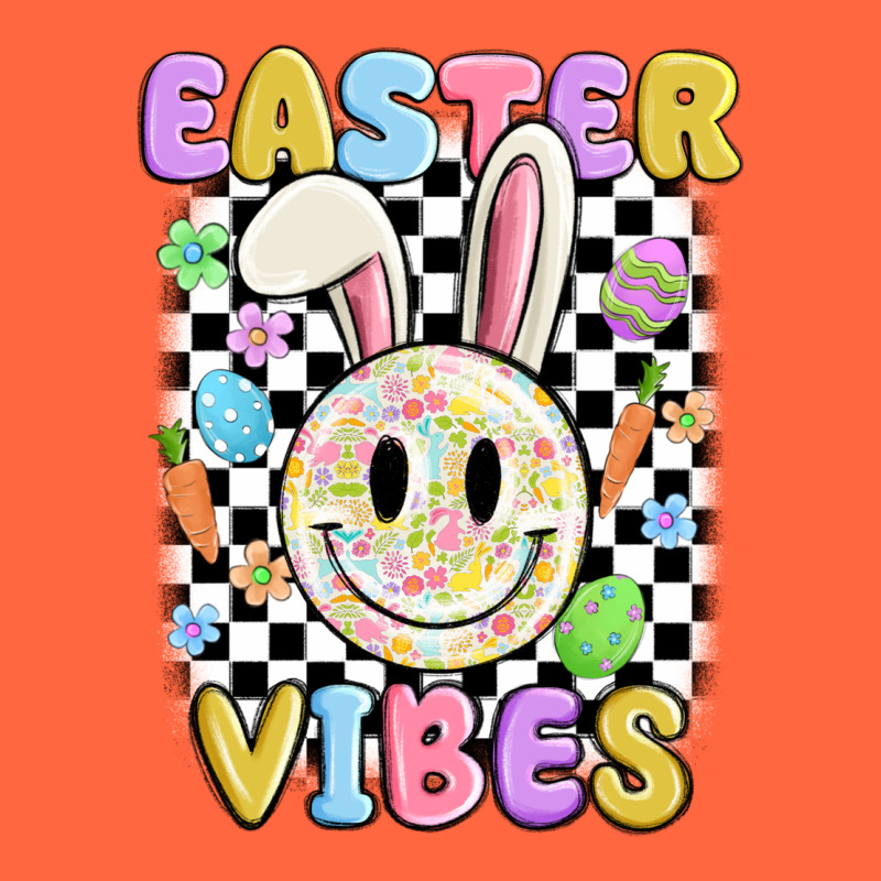 Easter Vibes Smiley Face Premium Hoodie by MaliasSmallBusiness | Teevron