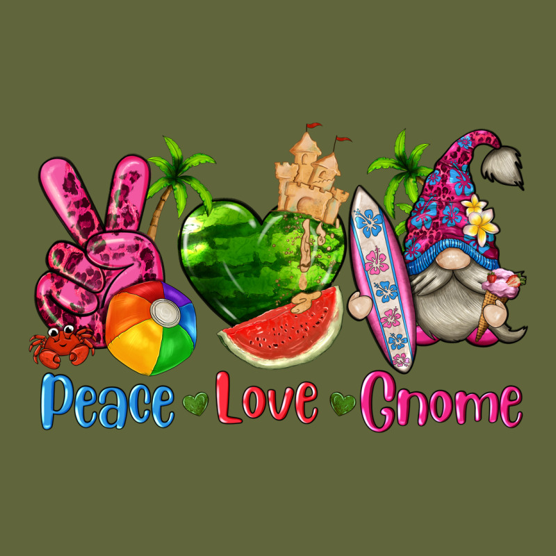 Peace Love Gnome Summer Classic Tee by texasbilliewilder | Teevron