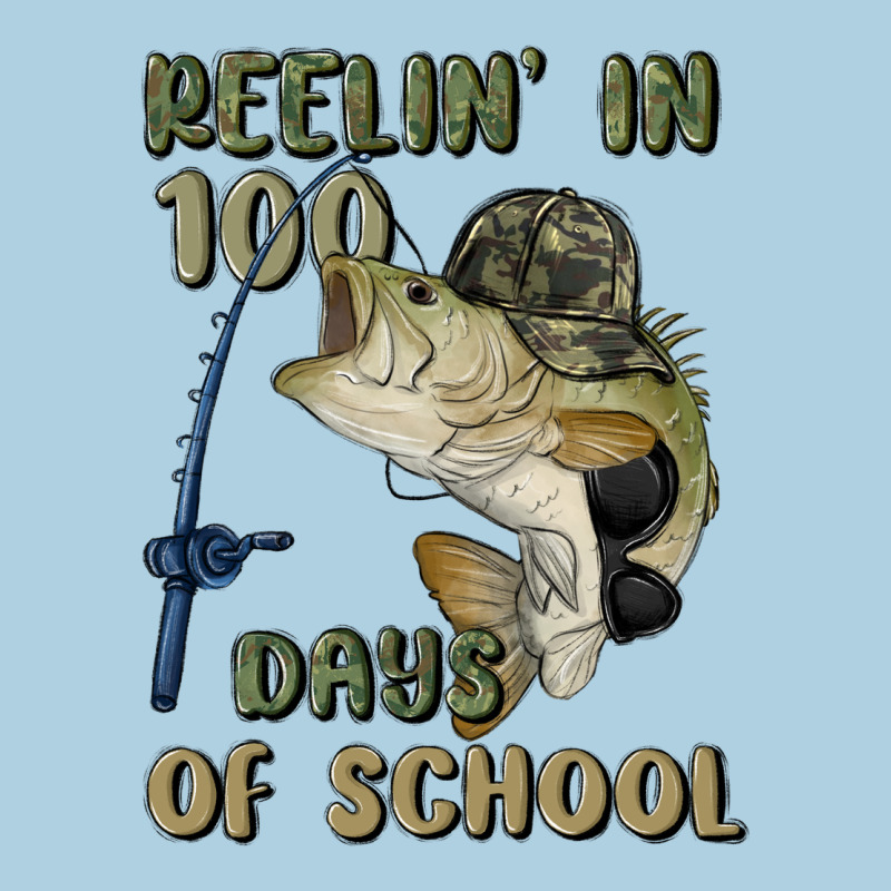 Reelin' In 100 Days Of School Premium Hoodie by MaliasSmallBusiness | Teevron