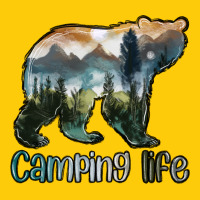 Camping Bear Premium Hoodie | Teevron