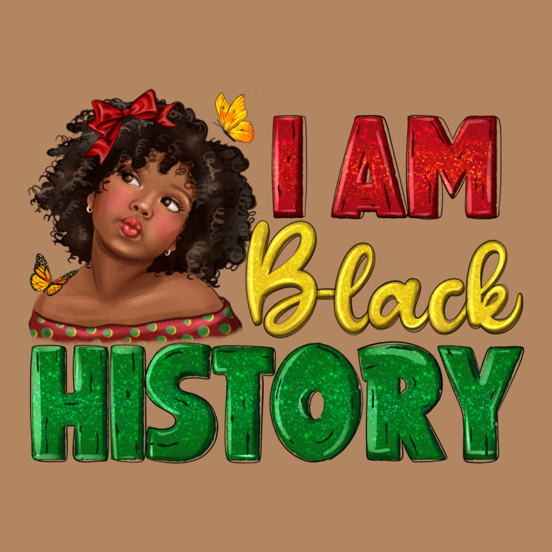 I Am Black History With Afro Black Girl Long Sleeve Tee by texasbilliewilder | Teevron