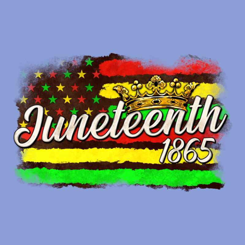 Juneteenth 1865 With Crown Flag Long Sleeve Tee by texasbilliewilder | Teevron