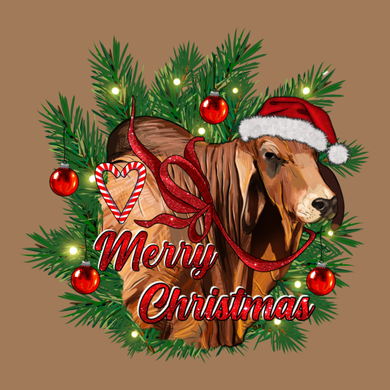 Merry Christmas Brahman Bull Classic Tee by RanaPortraitStore | Teevron