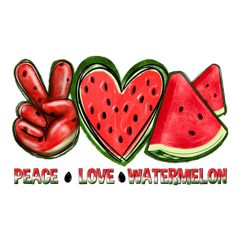 Peace Love Watermelon Classic Tee by texasbilliewilder | Teevron