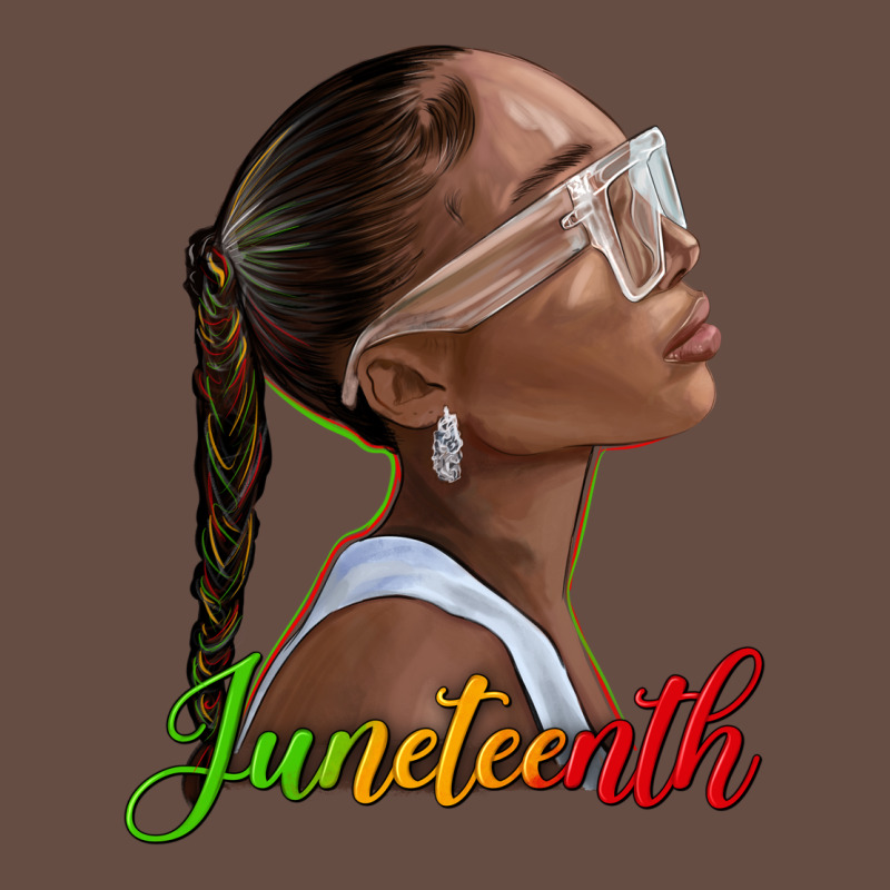 Juneteenth Black Woman Long Sleeve Tee by texasbilliewilder | Teevron