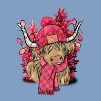 Pink Winter Long Haired Cow Urban Hoodie | Teevron