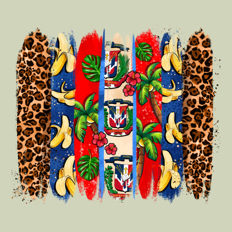 Dominican Republic Brushstrokes Heavyweight Hoodie by AdoDesignShop | Teevron