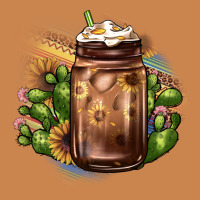 Sunflower Coffee Cup Cactus Heavyweight Hoodie | Teevron