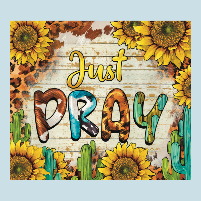 Just Pray Ladies Tee by BarkalooDesign | Teevron