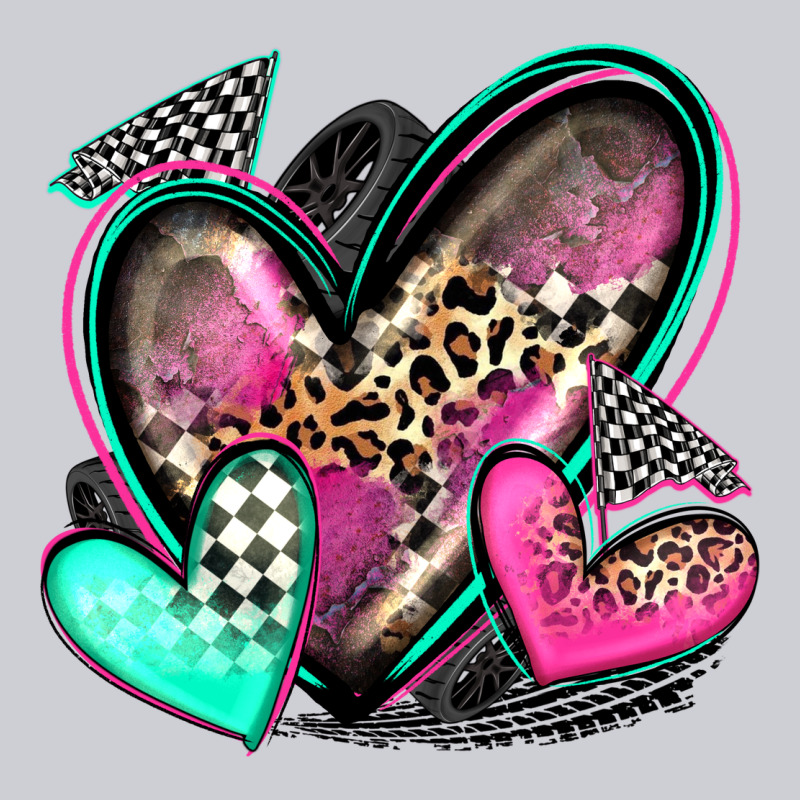 Race Hearts Classic Tee by Zillion Design Studio | Teevron