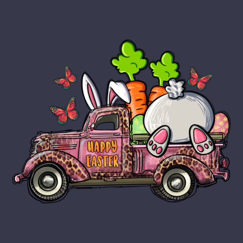 Happy Easter Pink Truck With Bunny Long Sleeve Tee by RanaPortraitStore | Teevron
