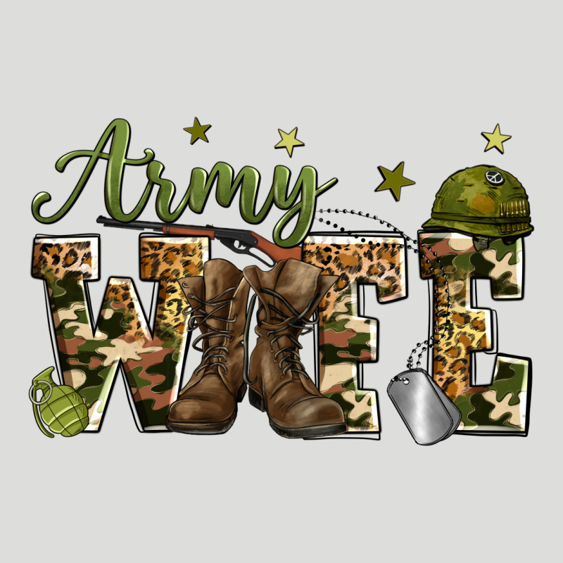 Army Wife Zipper Hoodie by Zillion Design Studio | Teevron