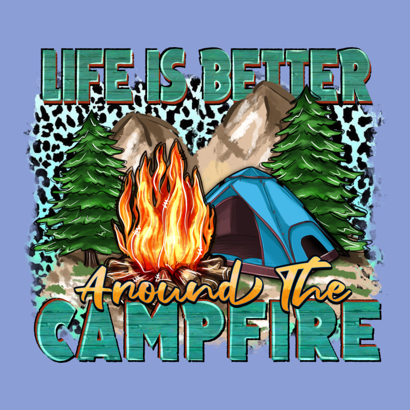 Life Is Better Around The Campfire Long Sleeve Tee by Zillion Design Studio | Teevron