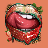 Strawberry Lips With Leopard Classic Tee | Teevron