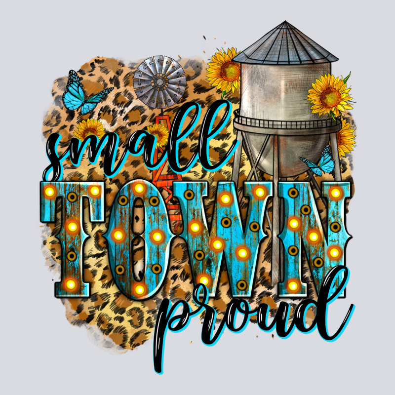 Small Town Proud Zipper Hoodie by Zillion Design Studio | Teevron