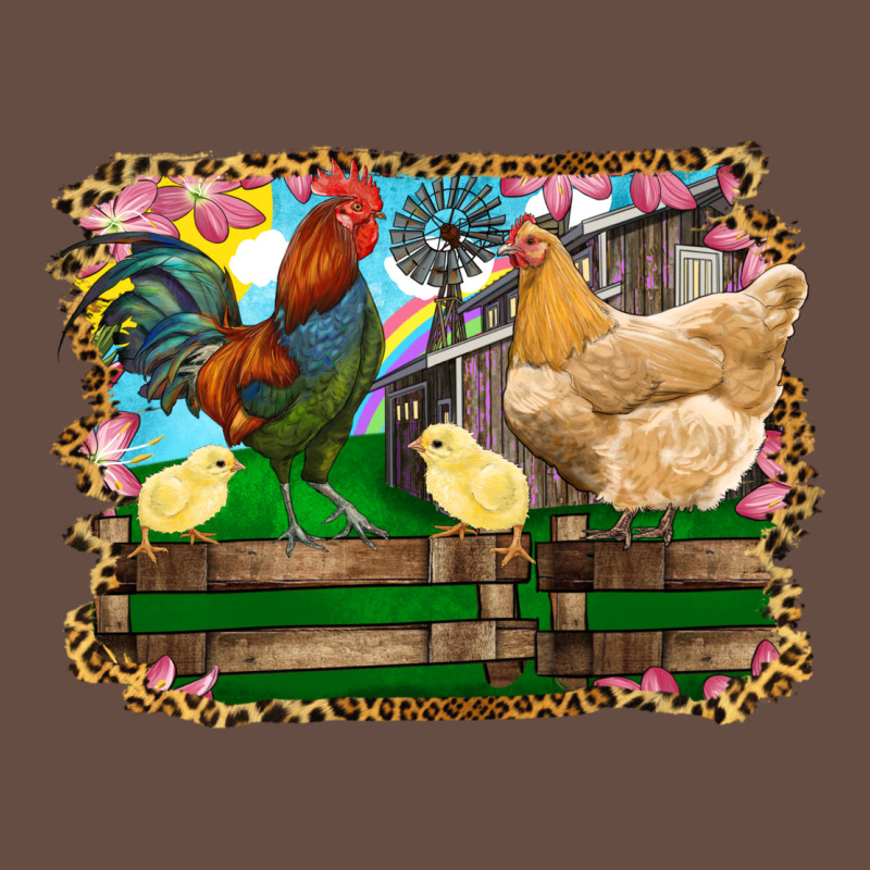 Happy Easter Rooster Chicken And Chick Long Sleeve Tee by RanaPortraitStore | Teevron