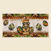 Easter Camouflage Egg Hunter Bunny License Plate Template Ladies Tee | Teevron