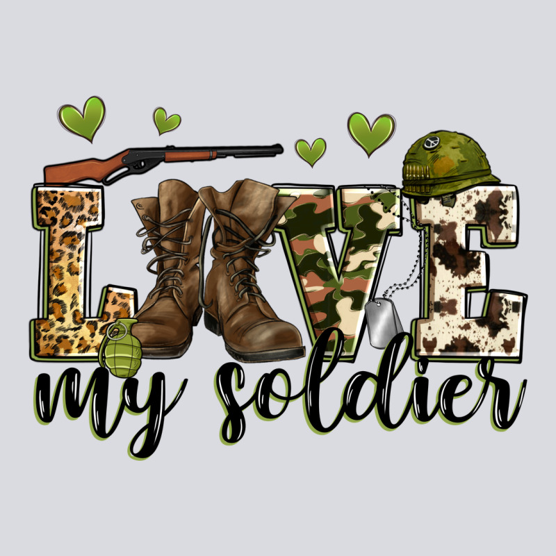 Love My Soldier Zipper Hoodie by Zillion Design Studio | Teevron