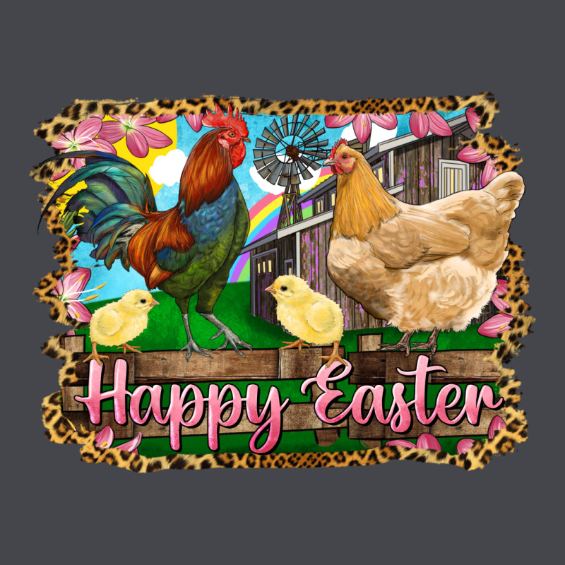 Happy Easter Rooster Chicken And Chick Long Sleeve Tee by RanaPortraitStore | Teevron