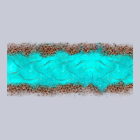 Turquoise Leopard Heavyweight Hoodie | Teevron