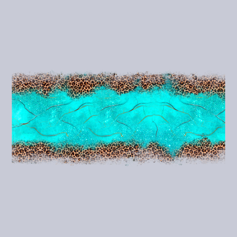 Turquoise Leopard Heavyweight Hoodie by JahusDesignShop | Teevron