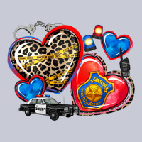 Western Leopard  Police   Hearts Heavyweight Hoodie | Teevron