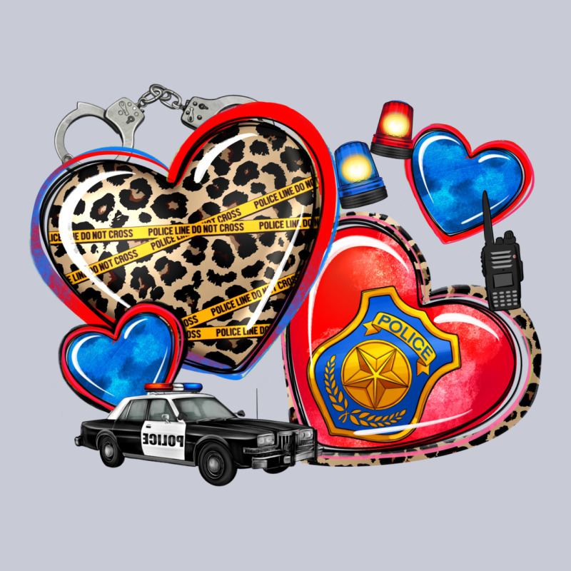 Western Leopard  Police   Hearts Heavyweight Hoodie by AdoDesignShop | Teevron