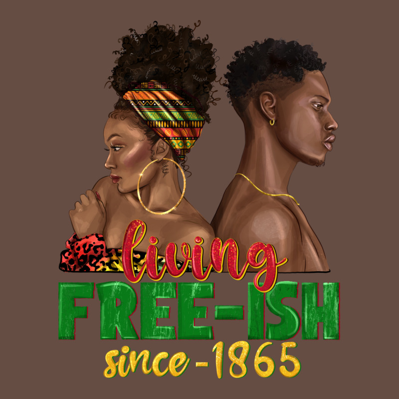 Living Free Ish Since 1865 With Afro Black Woman A Long Sleeve Tee by texasbilliewilder | Teevron