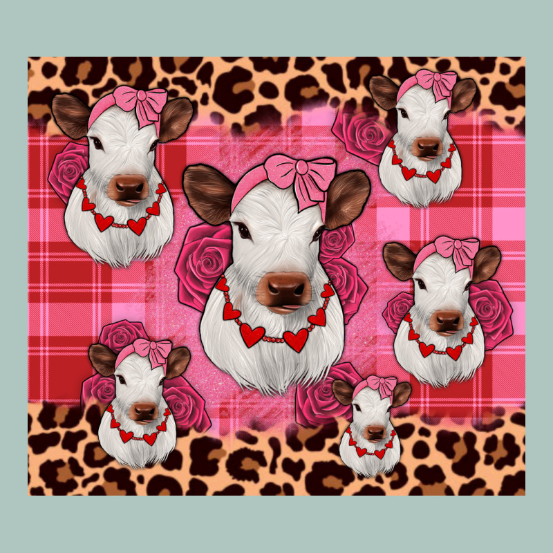 Calf Valentines Tumbler Premium Sweatshirt by JahusDesignShop | Teevron