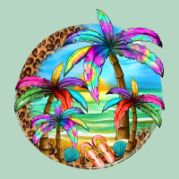 Summer Colorful Palms Classic Tee | Teevron