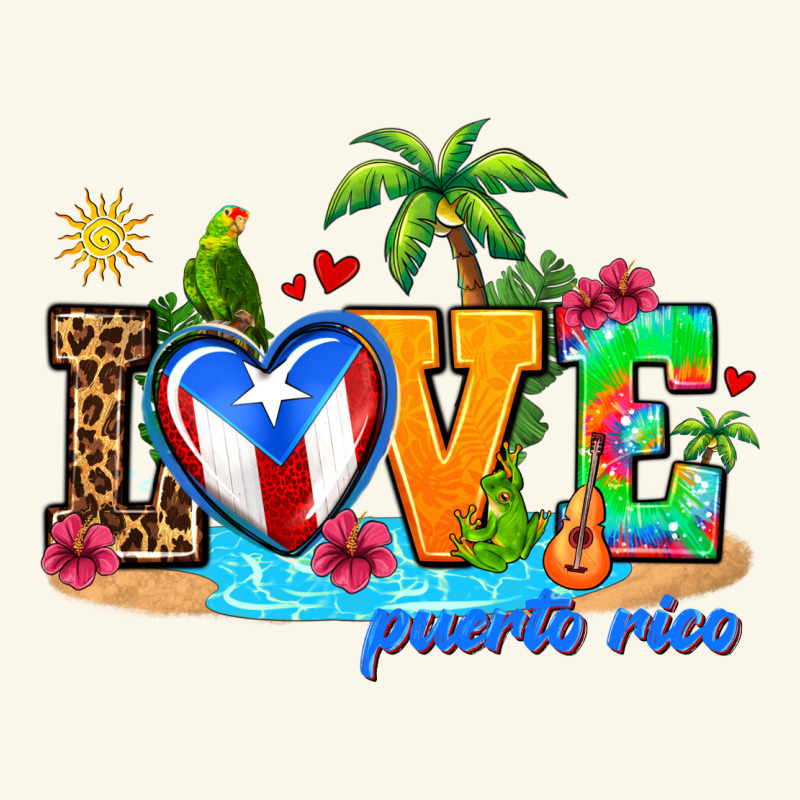 Love Puerto Rico Premium Hoodie by AdoDesignShop | Teevron