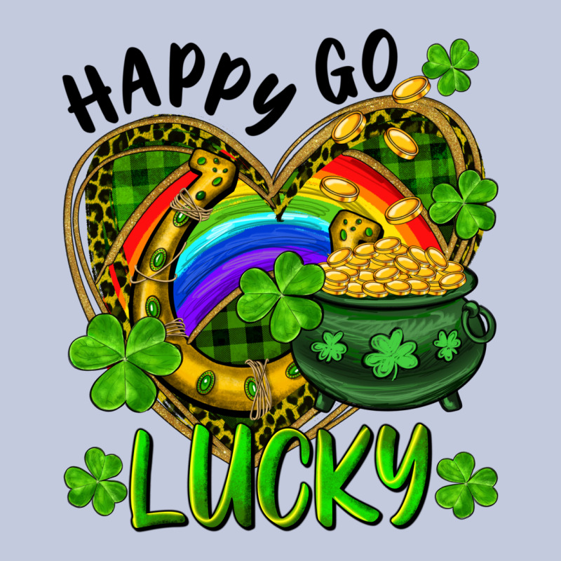 Happy Go Lucky Pot Of Gold And Rainbow Heart Long Sleeve Tee by RanaPortraitStore | Teevron