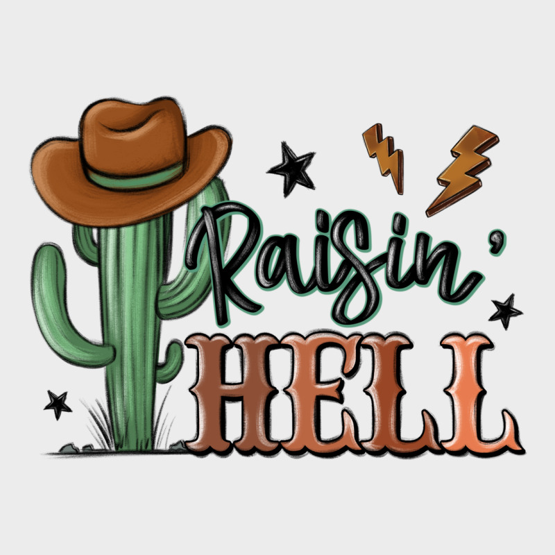 Raisin Hell Cowboy Cactus Urban Hoodie by MaliasSmallBusiness | Teevron