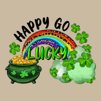 Happy Go Lucky Rainbow Shamrocks And Pot Of Gold Long Sleeve Tee | Teevron