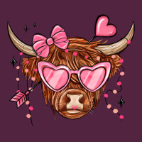 Valentines Day Long Haired Cow Urban Hoodie | Teevron