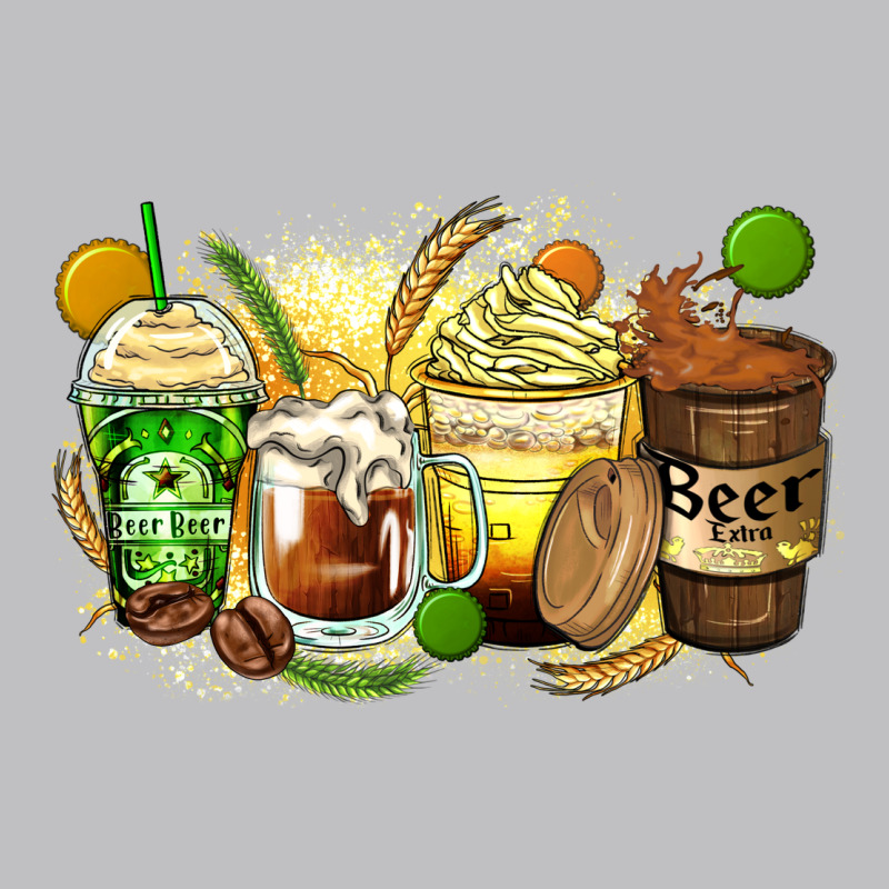 Beer Coffee Cups Long Sleeve Tee by Zillion Design Studio | Teevron