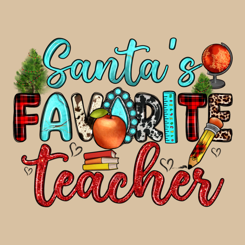 Santa S Favorite Teacher Heavyweight Hoodie by JahusDesignShop | Teevron