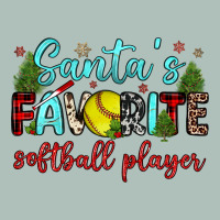 Santa S Favorite Softball Player Heavyweight Hoodie | Teevron