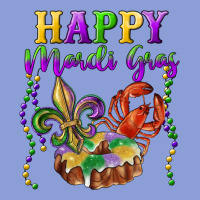 Happy Mardi Gras Fleur De Lis King Cake Crawfish Long Sleeve Tee | Teevron