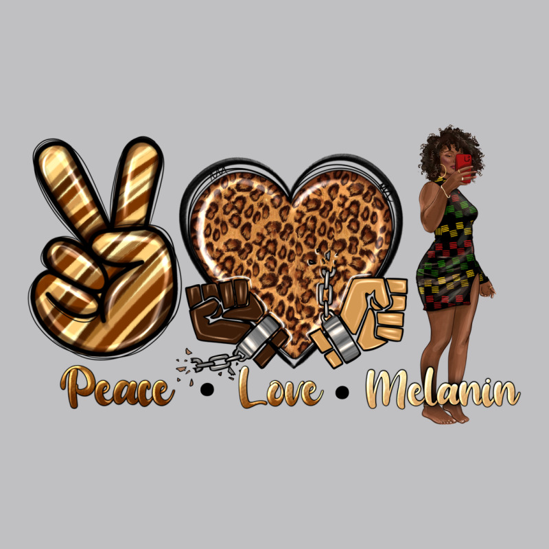 Peace Love Melanin Long Sleeve Tee by texasbilliewilder | Teevron